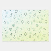 Cool Astrology Symbolen Inpakpapier Vel (Voorkant)