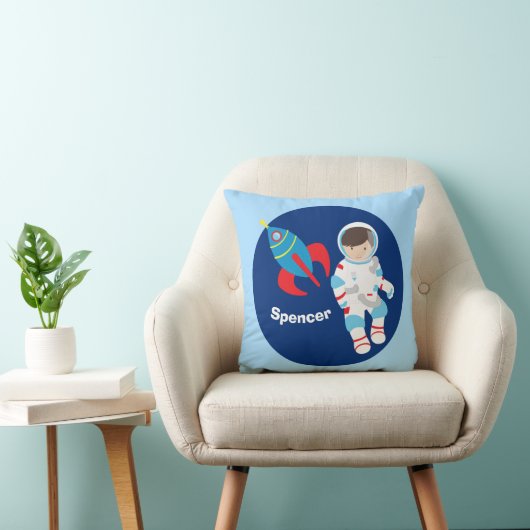 Cool Astronaut Buitenruimte Custom Kinder Kamer Bl Kussen (Stoel)