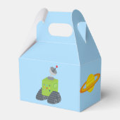 Cool Astronaut Raketschip Outer Space Boys Party Bedankdoosjes (Achterkant)