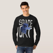 Cool Astronaut Space Cat T-shirt (Voorkant volledig)