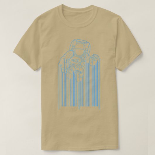 Cool Astronaut Space Premium T-Shirt (Design voorkant)