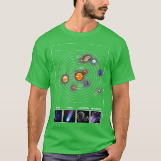 Cool Astronomie Scientist Gift Solar System T-shirt