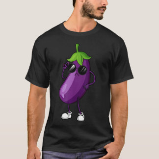 Cool Aubergine Kunst voor Mannen Vrouwen Kind Groe T-shirt