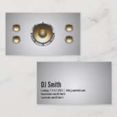 Cool Audio Speakers DJ Visitekaartje (Voorkant / Achterkant)