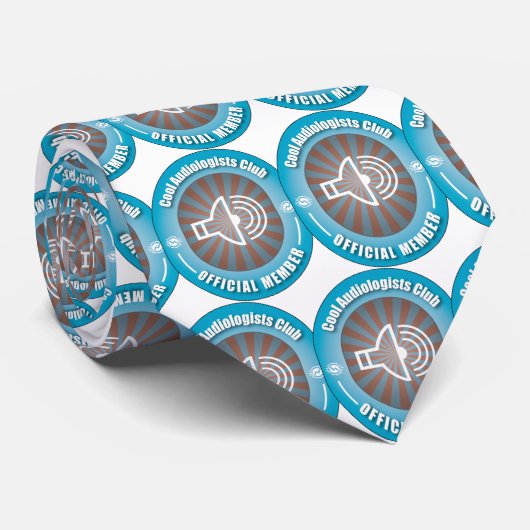 Cool Audiologists Club Stropdas (Opgerold)