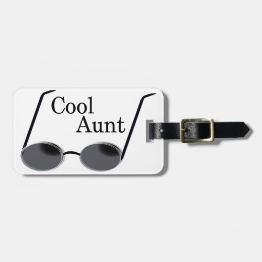 Cool Aunt Bagagelabel (Voorkant horizontaal)