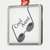 Cool Aunt Metalen Ornament (Links)
