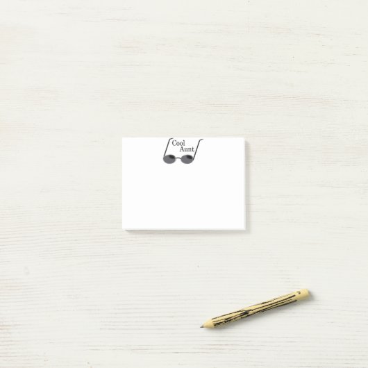 Cool Aunt Post-it® Notes (Op bureau)