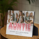 Cool Auntie Photo Collage Fotoplaat