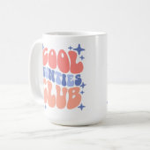 Cool Aunties Club Mok Cadeau voor de beste tantes (Voorkant links)