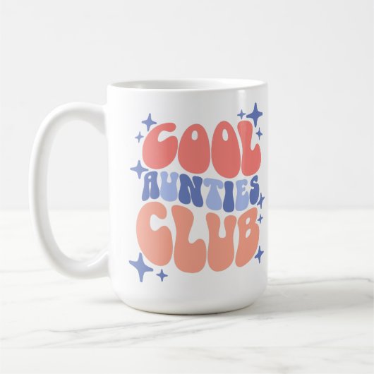 Cool Aunties Club Mok Cadeau voor de beste tantes (Links)