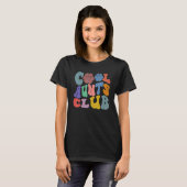 Cool Aunts Club Best tante Ever Happy Face Retro T-shirt (Voorkant volledig)
