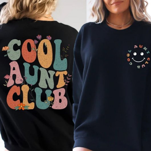 Cool Aunts Club Bloem Sweatshirt