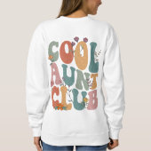 Cool Aunts Club Bloem Sweatshirt (Achterkant)