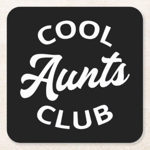 Cool Aunts Club I Kartonnen Onderzetters