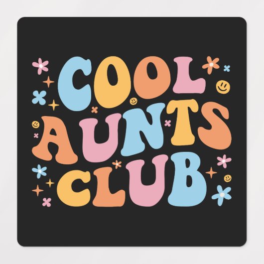 Cool Aunts Club III Labels (Design 1)