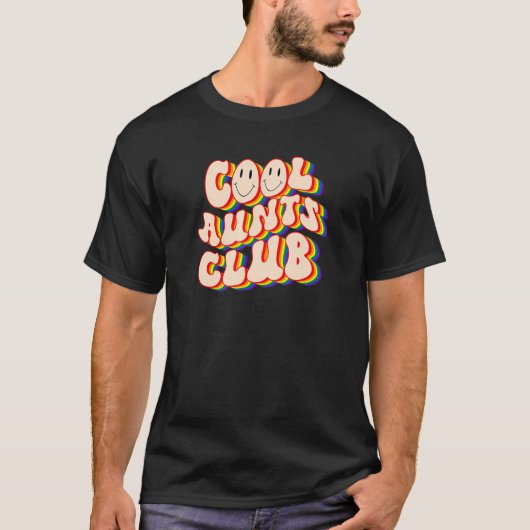 Cool Aunts Club LGBTQ Pride Gay Pride Rainbow LGBT T-shirt (Voorkant)