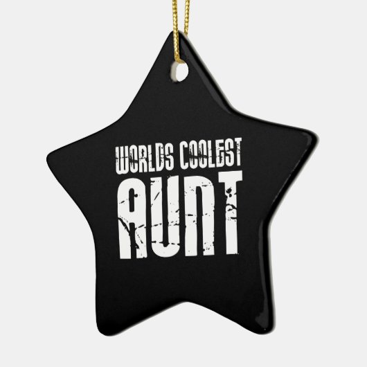 Cool Aunty Aunts Aunties : Wereldwijde tante Keramisch Ornament (Links)