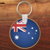 Cool Australia Flag Seal Sleutelhanger (Voorkant)