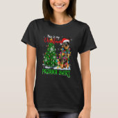 Cool Australian Cattle Dog Christmas Tree Lights S T-shirt (Voorkant)