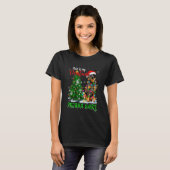 Cool Australian Cattle Dog Christmas Tree Lights S T-shirt (Voorkant volledig)