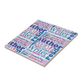 Cool Authors Pattern Tegeltje (Zijkant)