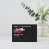 Cool Auto Detailing Automotive Visitekaartjes (Staand voorkant)