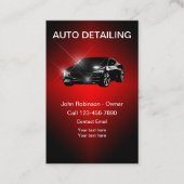 Cool Auto Detailing Verticale Visitekaartjes (Voorkant)