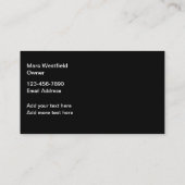 Cool Auto Detailing Visitekaartsjabloon Visitekaartje (Achterkant)