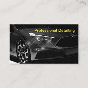 Cool Auto Detailing Visitekaartsjabloon Visitekaartje