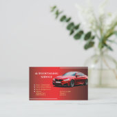 Cool Auto-detaillering de dienstVisitekaartjes Visitekaartje (Staand voorkant)