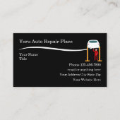 Cool Auto Repair Service Modern Visitekaartje (Voorkant)