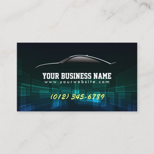 Cool Auto Trade Black visitekaartje (Voorkant)