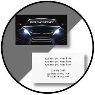 Cool Auto voorruit Reparatie Visitekaartjes