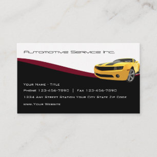Cool Automobile Services Visitekaartjes