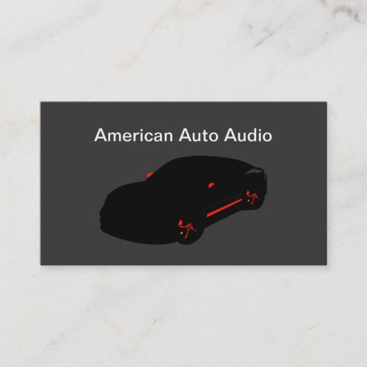 Cool Automotive Audio & Tinting Visitekaartje (Voorkant)