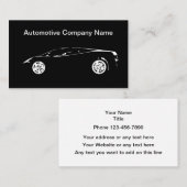 Cool Automotive Business Profile-kaarten Visitekaartje (Voorkant / Achterkant)