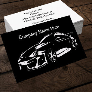 Cool Automotive Business Sport Car Visitekaartje