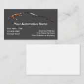 Cool Automotive Business Theme Calling Cards Visitekaartje (Voorkant / Achterkant)