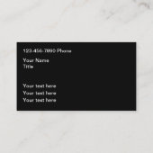 Cool Automotive Car Care Visitekaartje (Achterkant)