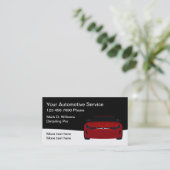 Cool Automotive Car Details Pro Visitekaartje (Staand voorkant)