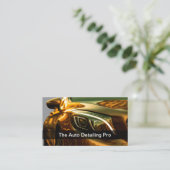 Cool Automotive Detailing Services Visitekaartjes (Staand voorkant)