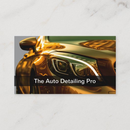 Cool Automotive Detailing Services Visitekaartjes (Voorkant)