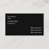 Cool Automotive Engine Thema Visitekaartje (Achterkant)