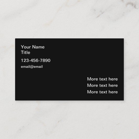 Cool Automotive Engine Thema Visitekaartje (Achterkant)