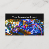 Cool Automotive Engine Thema Visitekaartje (Voorkant)