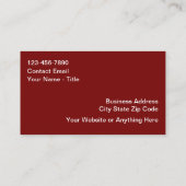 Cool Automotive New Business Cards Visitekaartje (Achterkant)