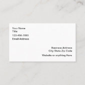 Cool Automotive Service Visitekaartjes Nieuw (Achterkant)