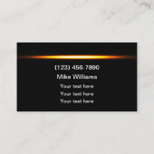 Cool Automotive Services Moderne Visitekaartjes (Achterkant)