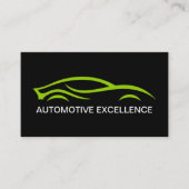 Cool Automotive Sleek Moderne Visitekaartjes (Voorkant)